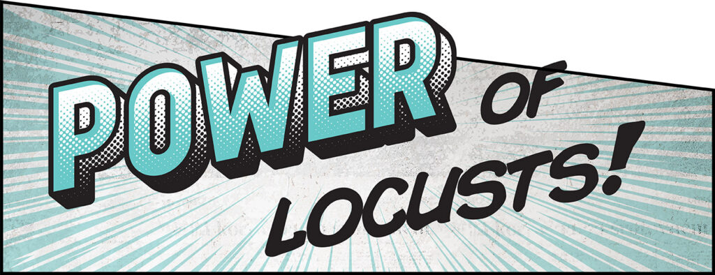 Power of locusts banner