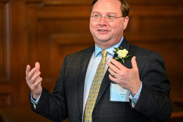 Jez installed as Spencer T. Olin Professor of Biology