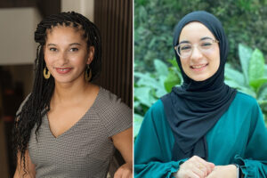 Bryanna Brown (left) and Noor Ghanam