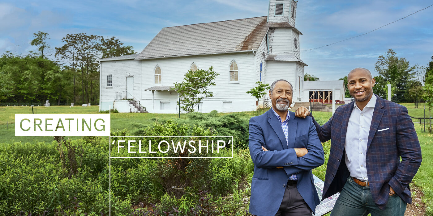 Jason Green and his father, the Rev. Dr. Gerard Green.