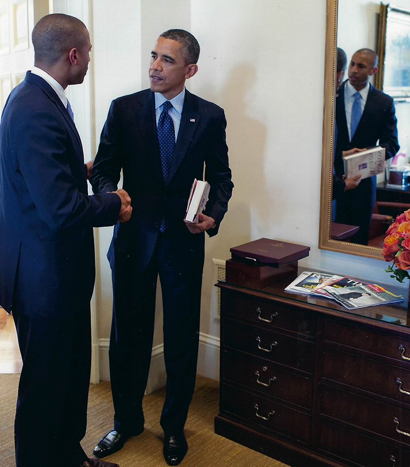 Jason Green and Pres. Barack Obama