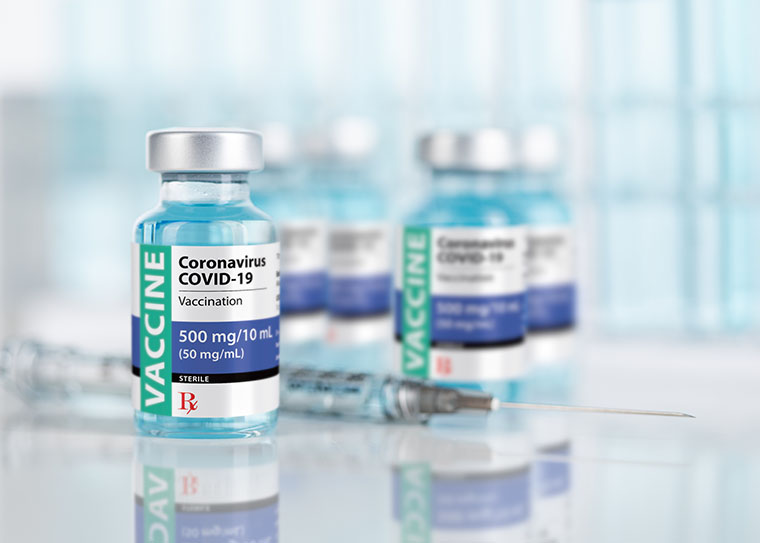 COVID-19 vaccine vials