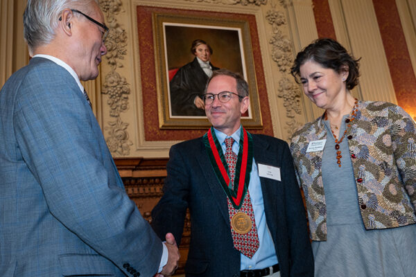 Herzog installed as Viktor Hamburger Distinguished Professor