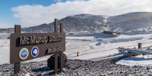 McMurdo Station sign