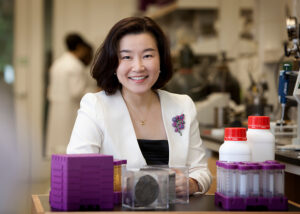 Young-Shin Jun in a lab