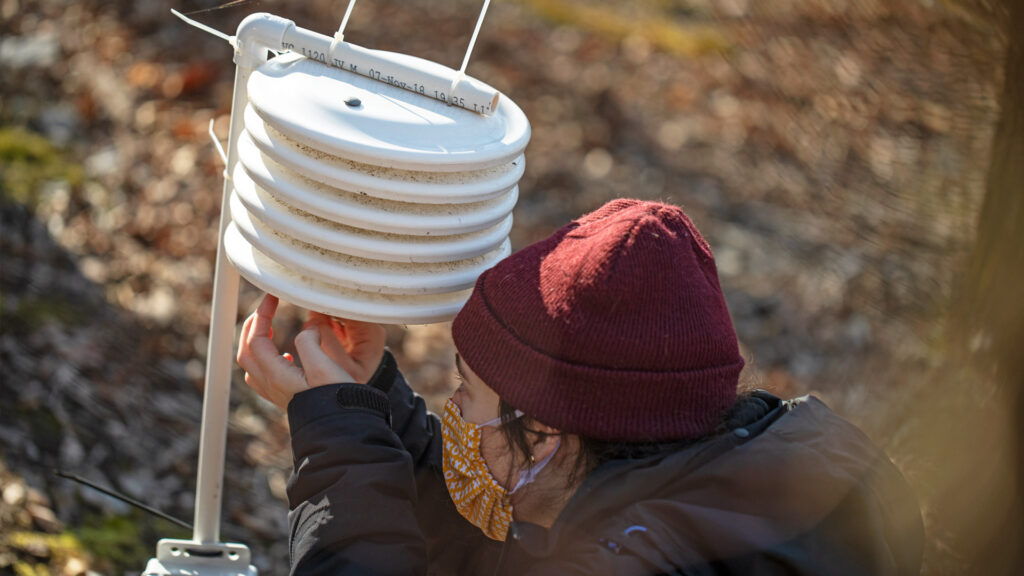 Micro-climate weather stations at Tyson Research Center