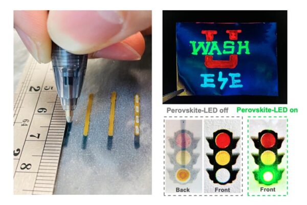 Simple ballpoint pen can write custom LEDs