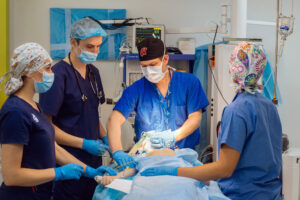 Justin Knittel at hospital near Ukraine