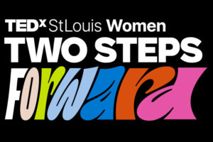 Logo for TEDx St. Louis Women conference.