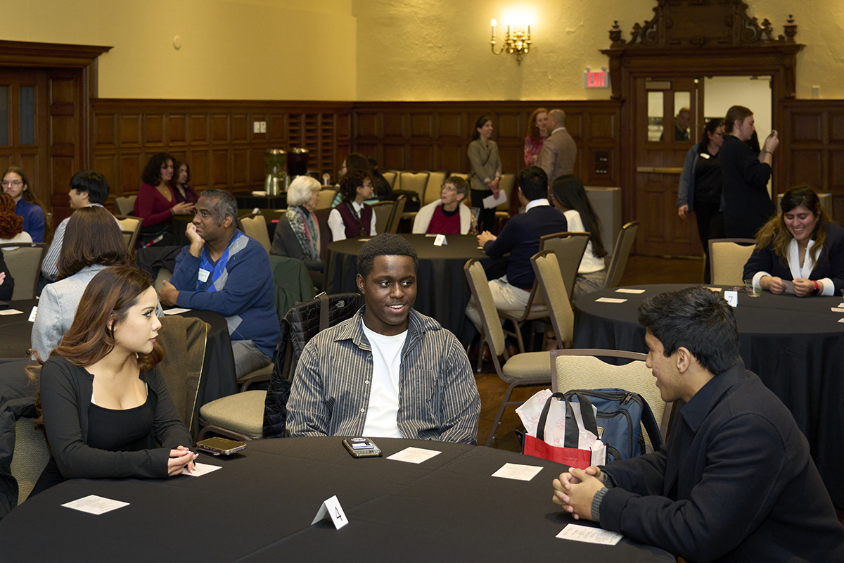 Students attend Kessler Scholar's coin ceremony