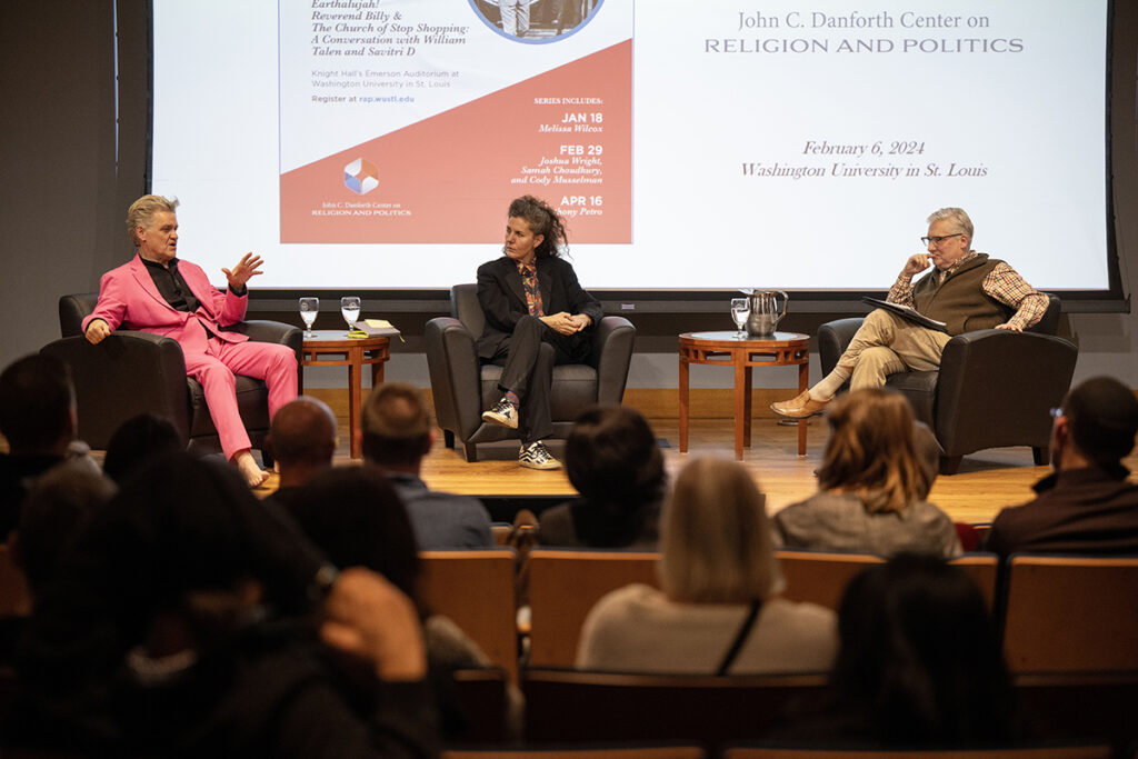 William Talen speaks at a Danforth Center on Religion and Politics event