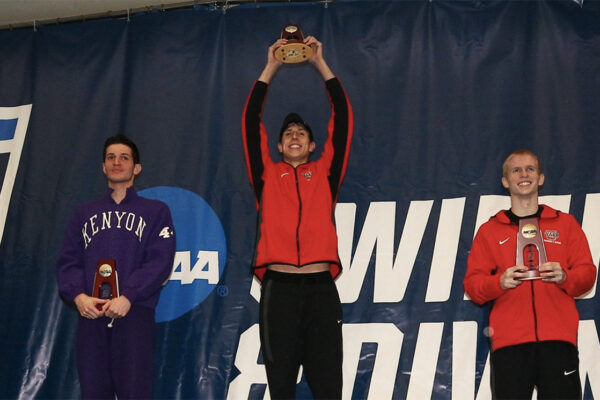 WashU swimmer McCormick wins NCAA title for backstroke