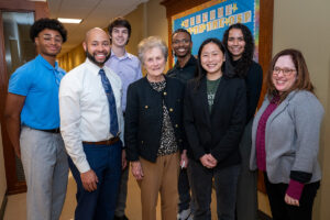 Carol Bauer, Student Affairs leaders and Danforth Scholars