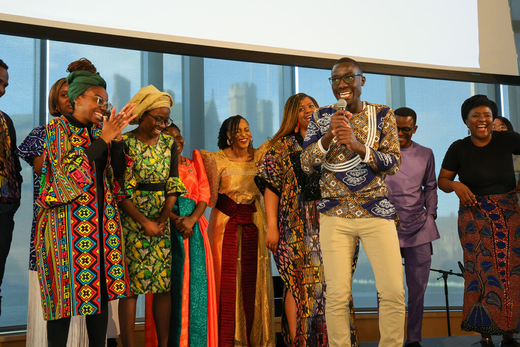 Group presents cultural dress