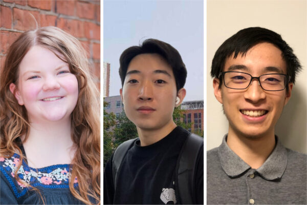 Three juniors selected as Goldwater Scholars