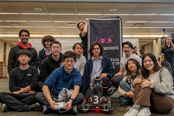 The Ursaworks team From left to right: Adheet Ganesh, Xunhao Li, Thomas Upin, Xinshi Feng, Haoyu (Mark) Quan, Thomas Dong, Bruce Li, Steven Luyapan, Erin Chen and Anny Qiao