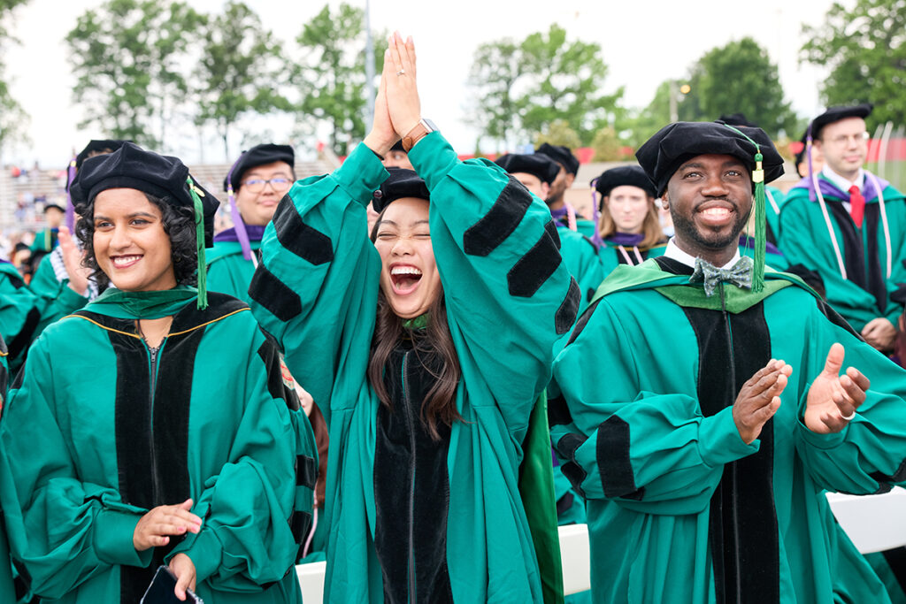 Washington University Commencement was held at Francis Field on the Danforth campus, on May 13, 2024. MATT MILLER/WASHINGTON UNIVERSITY SCHOOL OF MEDICINE