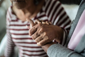 people holding hands