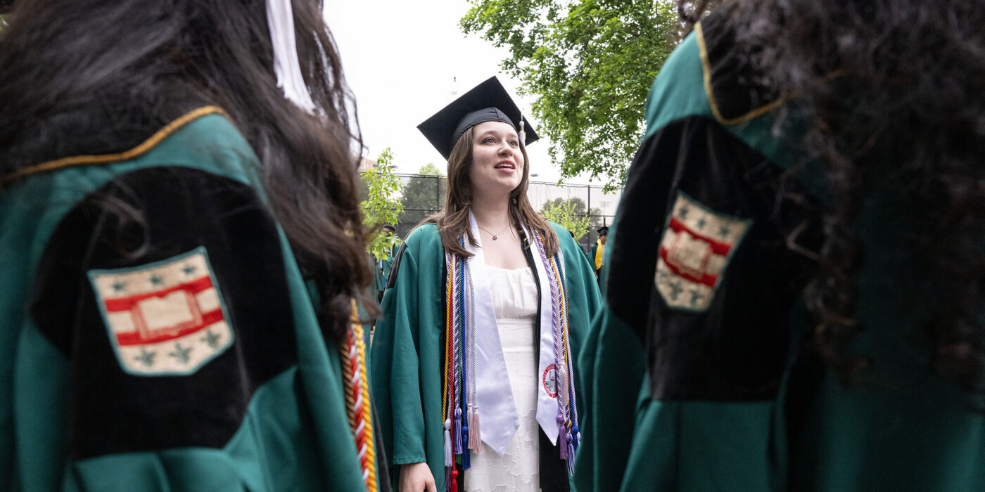 Julia Blanchard of the WashU Pledge.