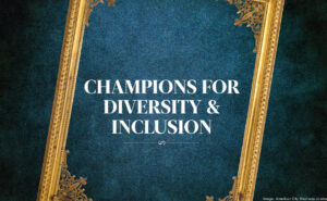 'Champions for Diversity and Inclusion' graphic