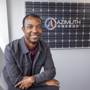 Deko Devins, BS '17, leads St. Lous-based Azimuth Energy. (Photo: Joe Angeles)