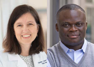 Christina Gurnett (left) and Fred Ssewamala