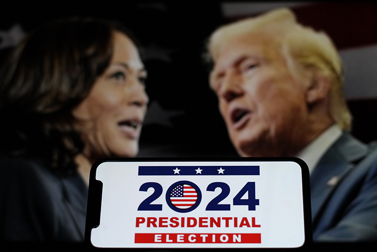 Kamala Harris and Donald Trump