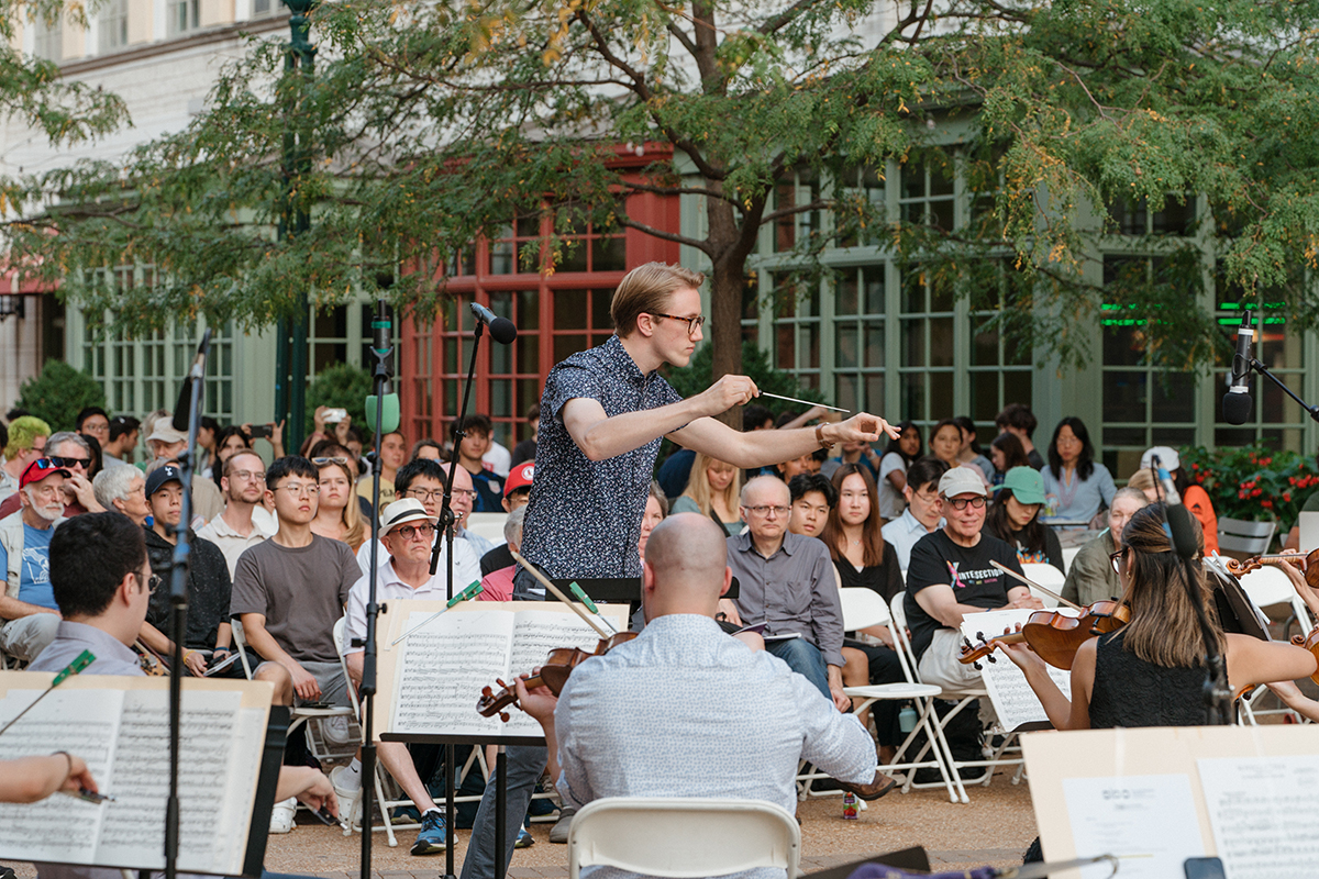 Members of the St. Louis Symphony Orchestra visit campus to perform