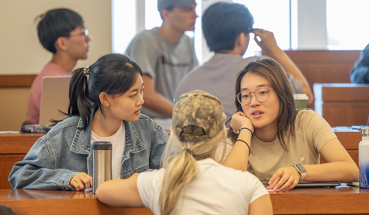 2024-08-22--WashU Leads event during Bear Beginnings, The Bauer Leaders Academy officially launches this years leadership program for all first-year students.