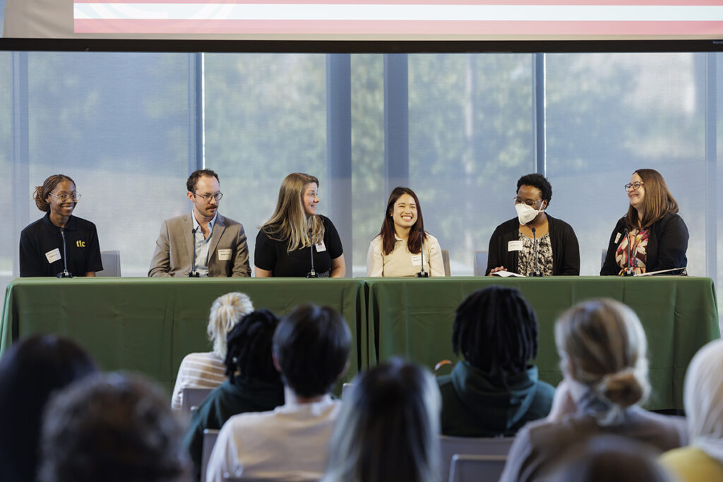 Alumni speak on panel