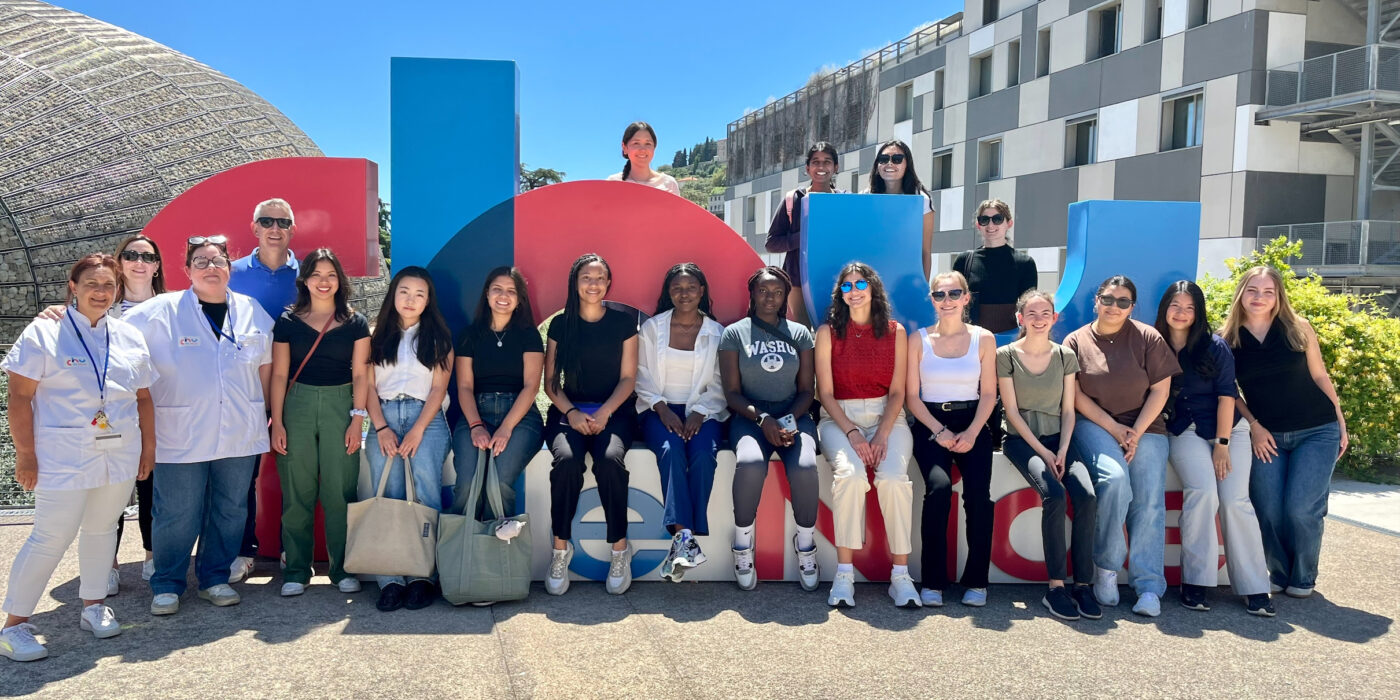 For the past 30 years, WashU students have participated in the WashU Healthcare in France program - part of the French for Medical Professionals track in Arts & Sciences. In Nice, students intern at Hôpital Pasteur and take an interdisciplinary cultural course. (Courtesy photo)