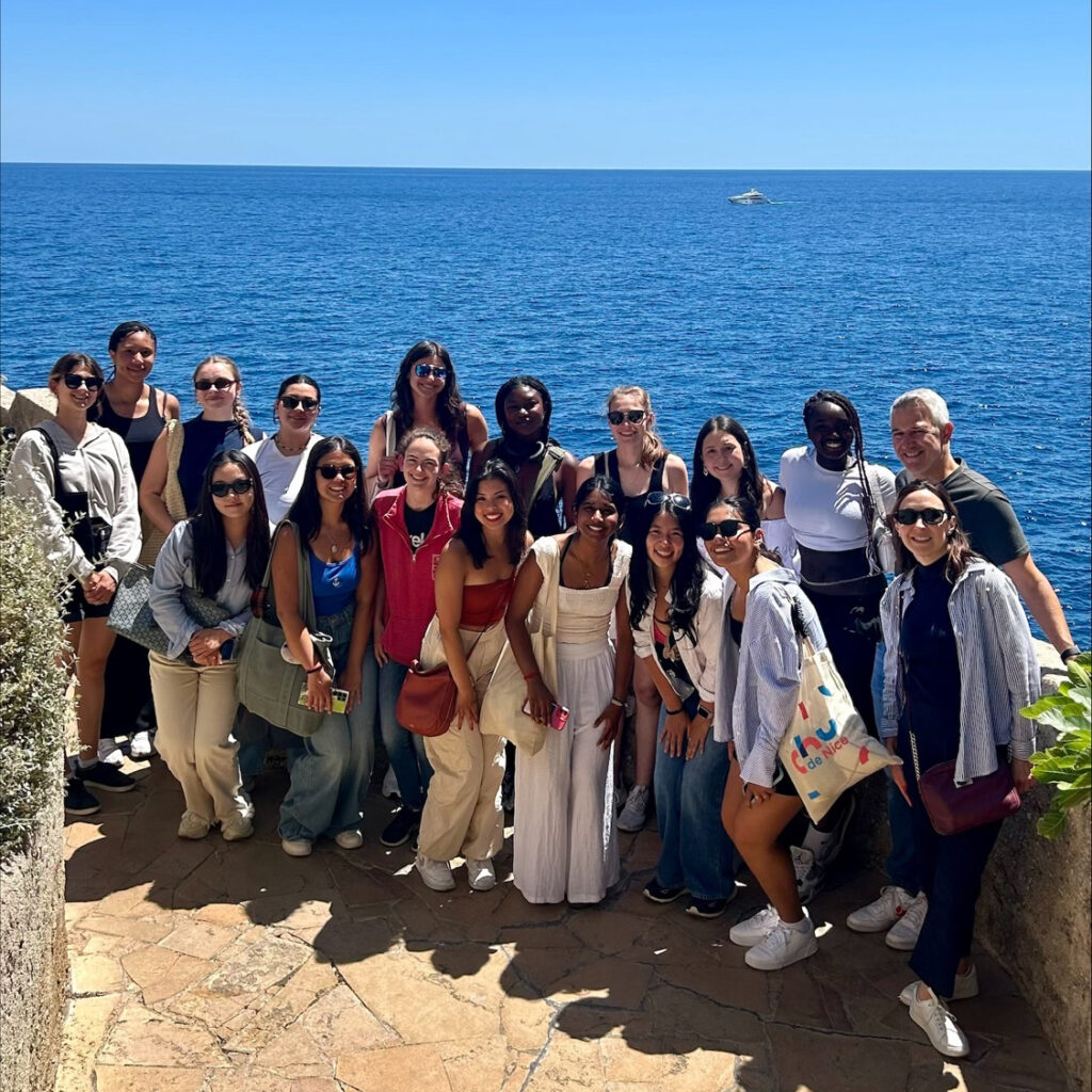 Students and faculty take part in a cultural excursion to the Oceanographic Museum in Monaco. (Courtesy photo)