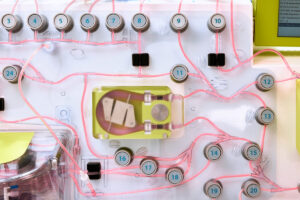 A device transforms a patient’s white blood cells to treat blood cancer