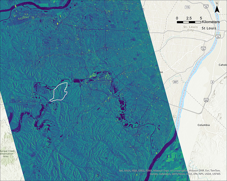 synthetic aperture radar (SAR) image