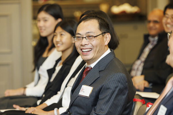 Yang installed as Albert Gordon Hill Professor of Physics