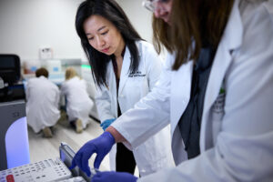 Lulu Sun and Shelly O'Laughlin talk about cancer treatments