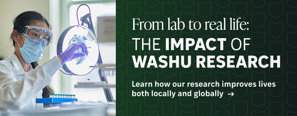 Learn about the impact of WashU research