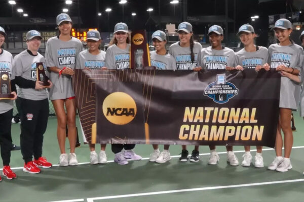 Women’s tennis wins first national title