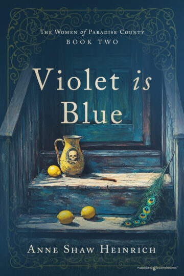 Book cover, "Violet is Blue" by Anne Shaw Heinrich.