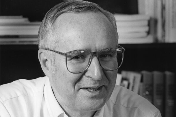 James Poag, former chair of German, 90