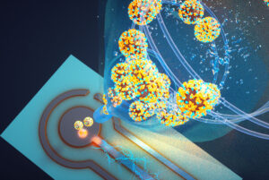 illustration of wet cyclone tool in virus detector