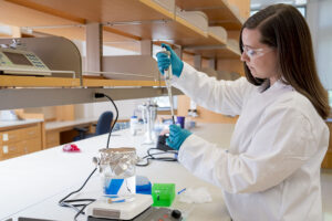 a view of a lab bench