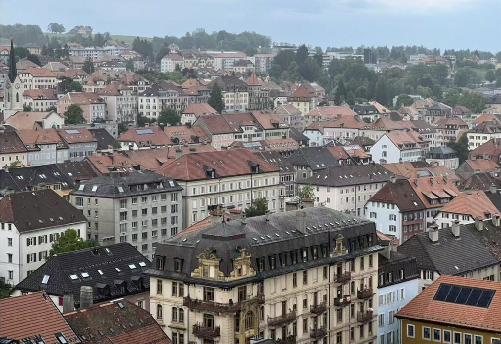 Image of a Swiss village