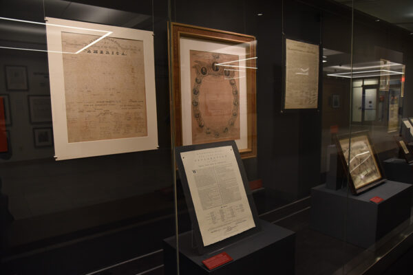 Exhibit features rare copies of Declaration of Independence