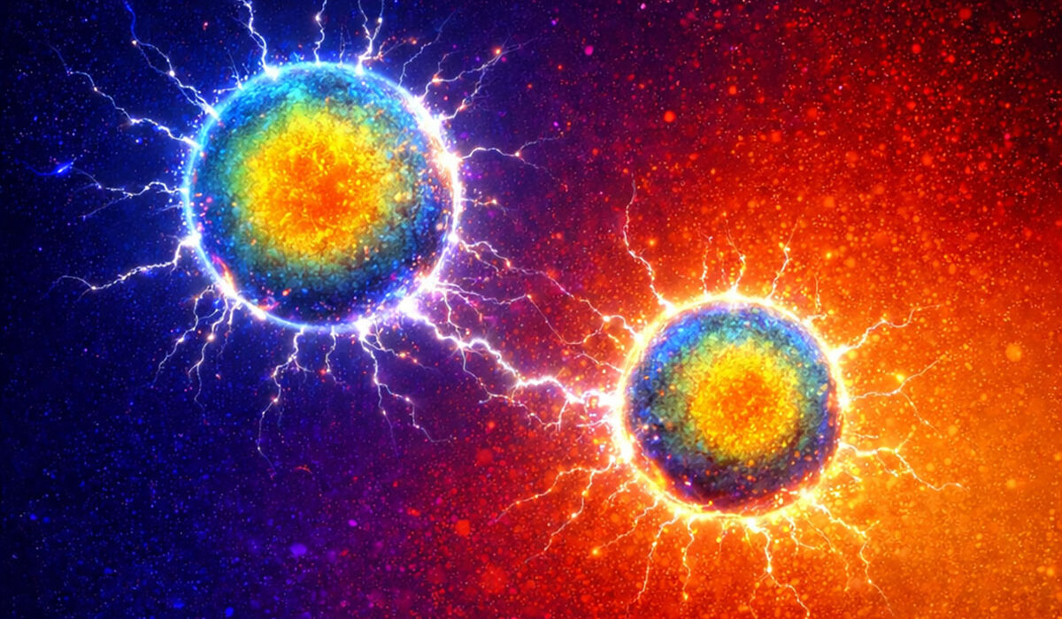 cells shooting electricity