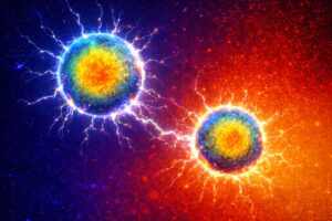 cells shooting electricity