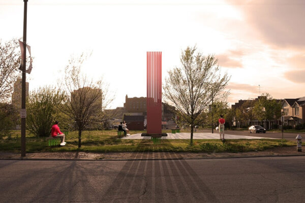 New sculpture installed in Grand Center