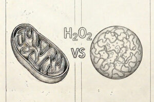 two illustrations of the inside of the cell