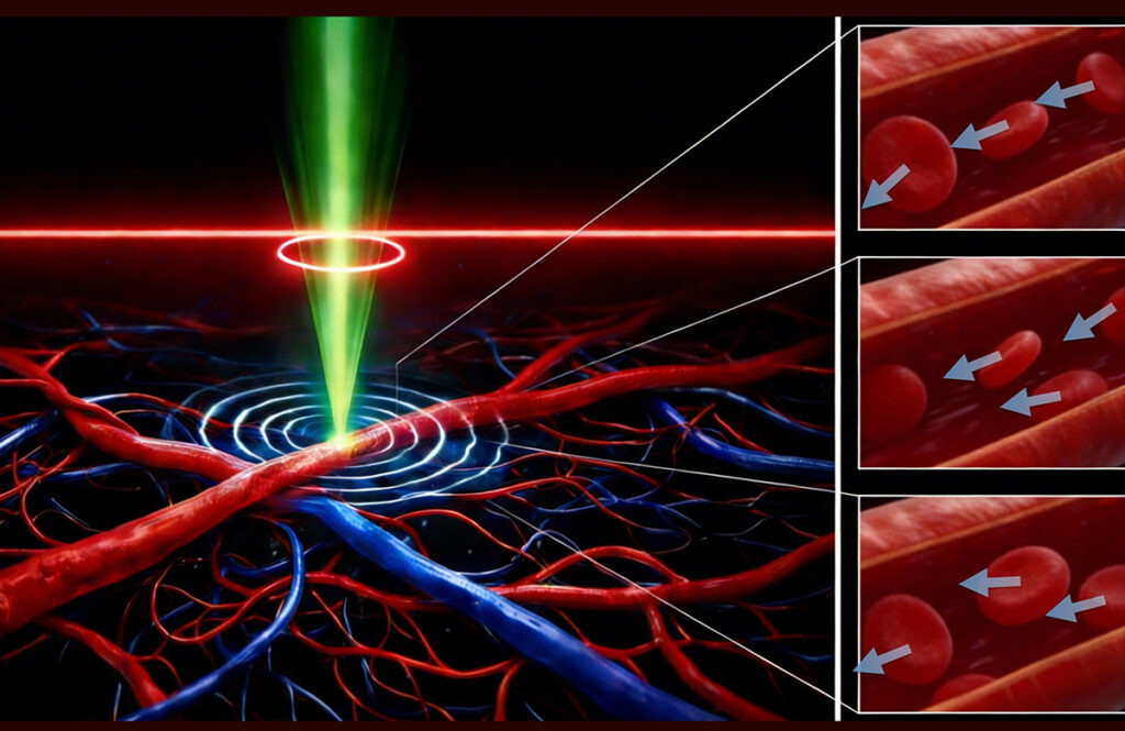 Tracking single red blood cells as they move through the brain - The ...