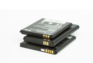 stack of cell phone batteries